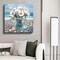 Diamond Art Kits for Adults,Diamond Painting,Diamond Art 5D Flower Ocean Theme Blue Diamond Art Kits for Adults Beginner Gem Art Full Drill for Adults Home Wall Decor Gifts (12x16inch)